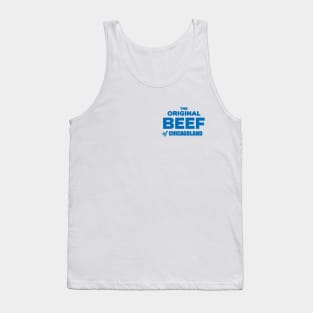 The Original Beef of Chicagoland (blue) Tank Top